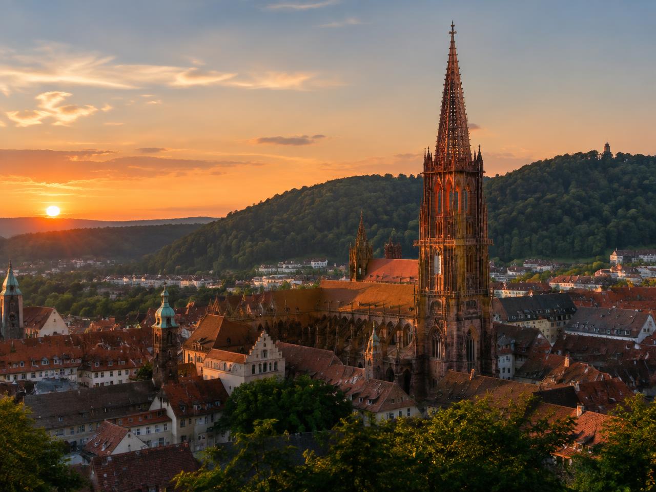 Stadtansicht Freiburg im Breisgau